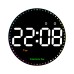 Digital electronic clock calendar wall clock LED clock colorful clock