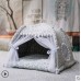 Cat Nest Summer Cat Tent Cat House Semi enclosed Pet Bed Four Seasons Dog Nest Villa Bed Supplies