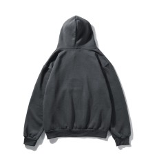 European and American Trendy Brand With The Same Letter Foam Printing Men and Womens Plush Pullover Hoodie