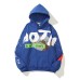 European and American Style Kanye Kanye Male And Female Graffiti Cartoon Printed Hoodie With Plush Jacket