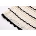European and American New Fashion Small Fresh Round Neck Sleeveless Lace Ruffle Knitted Top For Women