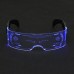 LED luminescent glasses for men and women  futuristic technology sense party glasses, punk style  bouncy glasses