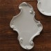 Vintage Handmade Black Porcelain Distressed Ceramic Supporting Plate Dinner Plate Fruit Plate Palette