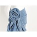 New Denim Short Skirt 3D Three Dimensional Rose Pendant Long Patch High Waist Wrap Hip Mini Denim Skirt