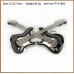 Guitar belt buckle Music belt buckle Western denim casual belt buckle
