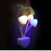 Mushroom Lamp Fungus Night Light EU & US Plug Light Sensor AC110V 220V 3 LED Colorful Mushroom Lamp Led Night