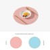 Round Large Leather Western Food Mat, Waterproof And Oil Resistant Household Insulation Mat, Pvc Hotel Table Mat, Bowl Mat