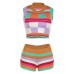 Spring New Women's Fashion Sleeveless Tank Top High Waist Slim Fit Hip Lift Short Knit Set Spring New Women's Fashion Sleeveless Tank Top High Waist Slim Fit Hip Lift Short Knit Set