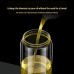 Food Grade Oil Pot Dual Use Glass Oil Spray Bottle Household Spray Sesame Oil Bottle Automatic Opening and Closing