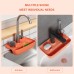 Faucet Splash Proof Drainage Rack, Sink Water Collection Pad, Kitchen Cloth, Sponge Wipe, and Drainage Storage Rack Faucet Splash Proof Drainage Rack, Sink Water Collection Pad, Kitchen Cloth, Sponge Wipe, and Drainage Storage Rack