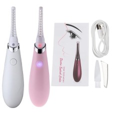 Mini USB Rechargeable Electric Heated Eyelash Long-Lasting Electric Ironing Eyelash Curler Device For Beauty Gift