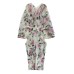 Floral Pleated Dress For Women Printing Color Block Batwing Sleeve Loose Summer Female Elegant Evening Dresses