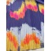 Batwing Sleeve Printed Pleated Dress V Neck Loose High Waist Elegant Dresses For Women New Spring Clothing