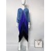 Pleated Spring New Fringed Dress Versatile High-End Temperament Fashion Color Matching Medium Long Style Spot