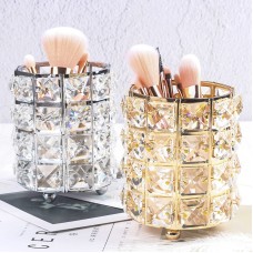 Europe Metal Makeup Brush Storage Tube Eyebrow Pencil Makeup Organizer Bead Crystal Jewelry Storage Box Europe Metal Makeup Brush Storage Tube Eyebrow Pencil Makeup Organizer Bead Crystal Jewelry Storage Box