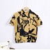 Pleated Fashion Set Corn Kernel High Neck Short Sleeve Top Elastic Waist Skirt High Grade Two Piece Set