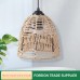 New Chinese Style Rattan Like Lampshade for Paper Rope Chandeliers, Creative Diy Lampshade for Hot Pot Restaurants
