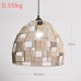 New Chinese Style Rattan Like Lampshade for Paper Rope Chandeliers, Creative Diy Lampshade for Hot Pot Restaurants