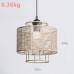 New Chinese Style Rattan Like Lampshade for Paper Rope Chandeliers, Creative Diy Lampshade for Hot Pot Restaurants
