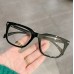 Box plastic anti blue light rice nail flat lens fashionable and colorful full frame glasses