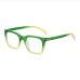 Box plastic anti blue light rice nail flat lens fashionable and colorful full frame glasses