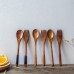 Japanese Nanmu Winding Spoon and Fork Set Wooden Coffee Stirring Spoon Wooden Spoon and Fork Japanese Nanmu Winding Spoon and Fork Set Wooden Coffee Stirring Spoon Wooden Spoon and Fork