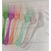 Disposable Plastic Ps Spoon, Gold Powder Spoon, Silver Powder Fork, Glitter Powder Fork, Spoon, Tableware Set