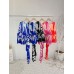Pleated Batwing Sleeve V-neck Dress Spring Summer New High Fashion Printed Large Size Long Designer Clothes Pleated Batwing Sleeve V-neck Dress Spring Summer New High Fashion Printed Large Size Long Designer Clothes