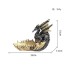 Creative, Modern, Minimalist Dragon Tooth Boat, Home and Office Storage, Sculpture, Resin Decoration, Handicrafts
