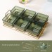 European Style Luxury Plastic Pane Fruit Dish Snack Dish Tea Dim Sum Dried Fruit Candy Ktv High Value Simple