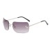 Frameless Diamond Sunglasses High Sense Square Frame Fashion Sunglasses for Men and Women
