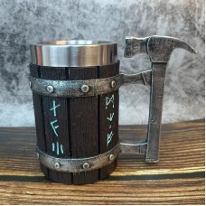Christmas Gift Hardware Tools Beer Cup Creative Hammer Handle Modeling Stainless Steel Mug