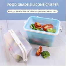 Freshness Preservation Box, Lunch Box, Microwave Oven Heating and Refrigeration of Silicone Fruits and Vegetables