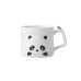 Cute embossed fat panda ceramic water cup milk coffee cup home children creative tableware