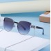 New European and American Fashion Cat Eye Sunglasses Women High Sense Necklace Side Bag Mirror Leg Sunglasses Women