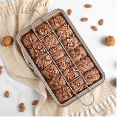 Wholesale stainless Steel Lattice Browine ceramic Baking Tray Non Stick Diveded square cake baking Pans Wholesale stainless Steel Lattice Browine ceramic Baking Tray Non Stick Diveded square cake baking Pans