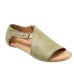 Summer Fashion New Large Sandals Wish Europe and America Large Flat Bottom Women's Sandals