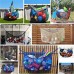 Large Swimming Pool Storage Bag Foldable Hanging Heavy-Duty Mesh Bag, Toy and Household Goods Storage Bag Large Swimming Pool Storage Bag Foldable Hanging Heavy-Duty Mesh Bag, Toy and Household Goods Storage Bag