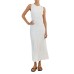 Women Y2k Pleated Ribbed Knit Long Dress Casual Sleeveless Ruched Swing  Dress Elegant Vintage Slim Fit Tank Summer Dress