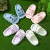 Children slippers home soft bottom non slip indoor and outdoor cute three dimensional cartoon rabbit sandals and slippers