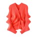 GetSpring Women Sweater Temperament Vintage Irregular Spandex Stretch Knit Cardigan Fashion Loose Casual Knitwear All Match Coat