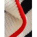 TRAF Woman Knitted Sweater Fashion Stripe Backless Long Sleeve O-neck Pullover Female Sweaters Chic Tops