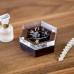 Customized Creative Couple Gift Box Wedding Ring Box Pairing Solid Wood Acrylic Jewelry Box Storage Box