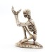 Creative desktop small skull pen holder stationery storage rack Pen holder resin small ornaments storage rack
