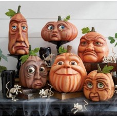 Halloween Atmosphere Outdoor Decoration Props Ghost Party Pumpkin Head Courtyard Decoration