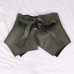 PU Ruffle Ladies Wide Cinch Waistband Corset Skirt Peplum Belts for Women Dress