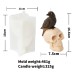 Crow Skull Candle Mold Halloween Creative Three-dimensional Skull Aromatherapy Plaster Ornament Mold