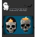 Resin Decorative Pendant Crafts Skeleton Wall Lantern Halloween Skeleton Wall Pendant Resin Craft American Style