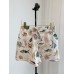 Fashion Personalized Fish Print Short Sleeve Vacation Style Casual Tie Set