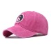 Pure cotton washed and distressed gossip embroidered baseball cap for men and women outdoor four season peaked cap Pure cotton washed and distressed gossip embroidered baseball cap for men and women outdoor four season peaked cap